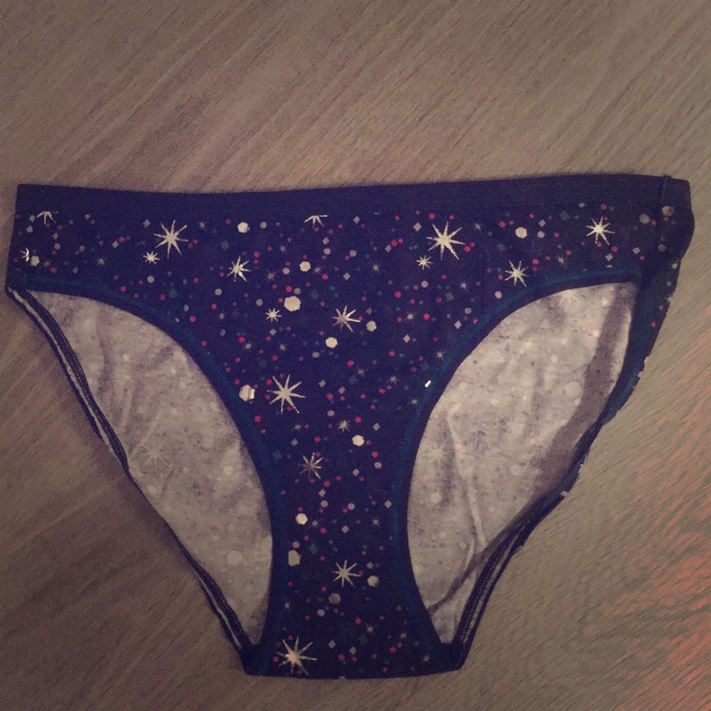 Black starry bikini NWOT